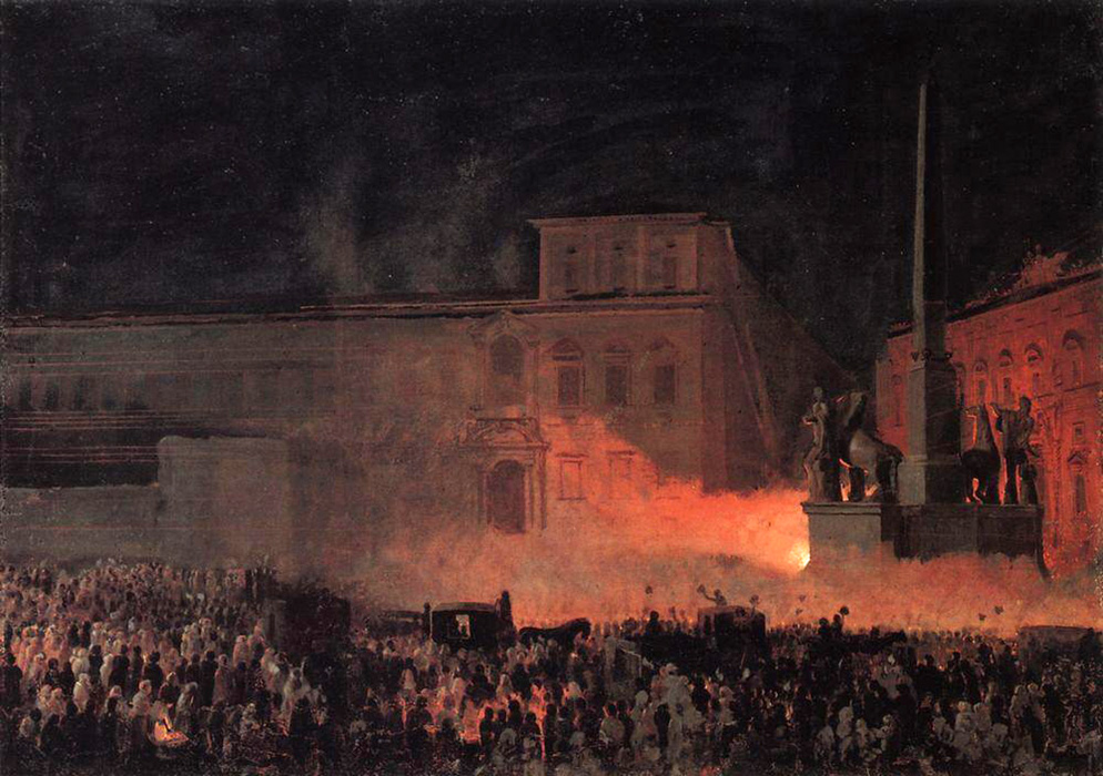 demonstration in rome in 1846